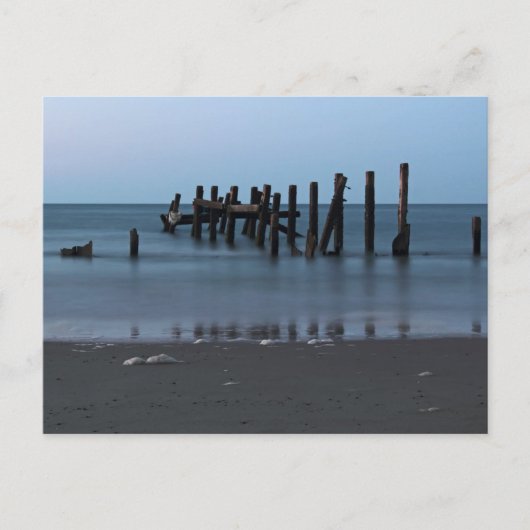 Happisburgh Beach Groins Briefkaart (Voorkant)