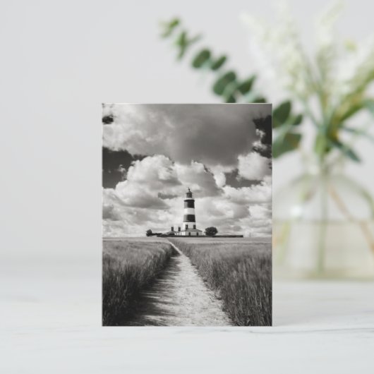 Happisburgh vuurtoren briefkaart (Staand voorkant)