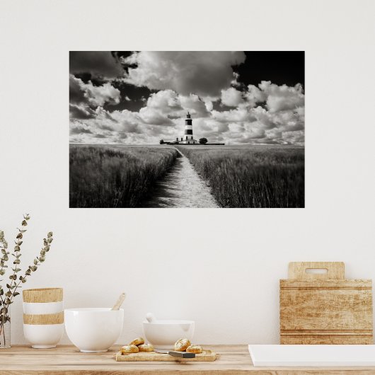 Happisburgh vuurtoren poster (Keuken)
