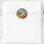 Happowe'en Ronde Sticker (Tas)
