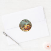 Happowe'en Ronde Sticker (Envelop)