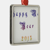 Happu Nieuwjaar 2015 Hakuna Matata wil.png Metalen Ornament (Rechts)