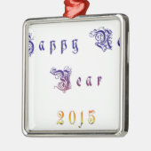 Happu Nieuwjaar 2015 Hakuna Matata wil.png Metalen Ornament (Links)