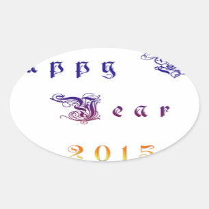 Happu Nieuwjaar 2015 Hakuna Matata wil.png Ovale Sticker