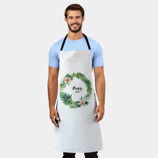 Happy2025Krans All-Over Print Schort (Gedragen)