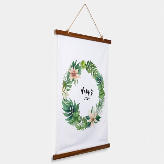 Happy2025Krans Hangend Wandkleed (Gebogen)