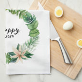 Happy2025Krans Keuken Handdoeken (Quarter Fold)