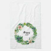 Happy2025Krans Keuken Handdoeken (Verticaal)