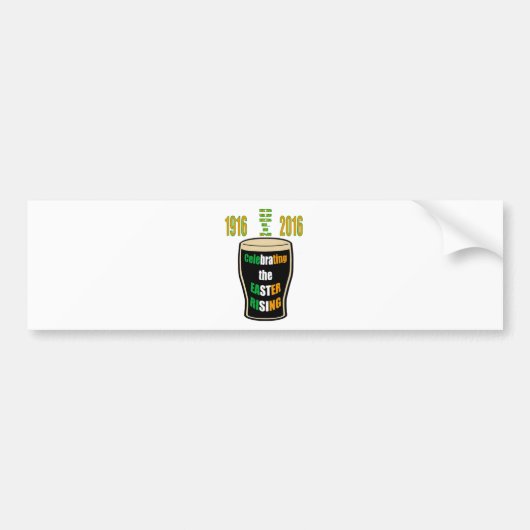happy2bee viert de opstand van het ooster bumpersticker (Voorkant)