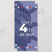 #Happy4thOfJulyFlatCard (Voorkant / Achterkant)