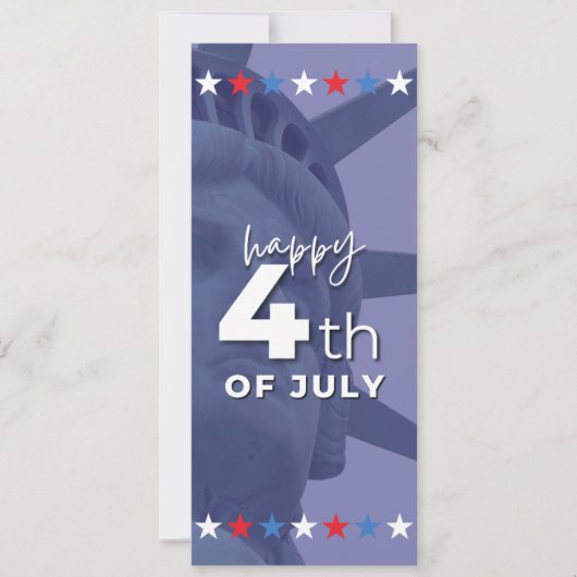 #Happy4thOfJulyFlatCard (Voorkant)
