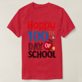HAPPY 00 TH DAG VAN SCHOOL T-SHIRT (Design voorkant)