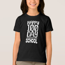 Happy 100 Day School Fun Klaslokaal feest Tri-Blend Shirt