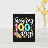 Happy 100 Days Coquette Bow Apple 100ste dag van S Kaart (Gele Bloem)