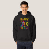 Happy 100 Days Of 2nd Grade Students 100 Days Of S Hoodie (Voorkant volledig)