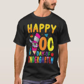 Happy 100 Days Of Kindergarten Students 100th Days T-shirt (Voorkant)