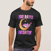 Happy 100 Days of school 100 days brighter Cute do T-shirt (Voorkant)