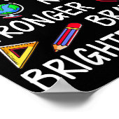 Happy 100 Days Of School 100th Day Of School Kids  Poster (Hoek)