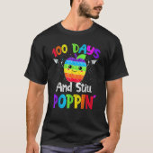 Happy 100 Days Of School And Still Poppin 100th Da T-shirt (Voorkant)