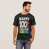 Happy 100 Days Of School Astronaut T-shirt (Voorkant volledig)