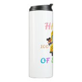 HAPPY 100 DAYS OF SCHOOL, BACK TO SCHOOL THERMOSBEKER (Gedraaid links)