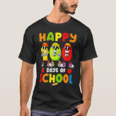 Happy 100 Days Of School Flossing Dance 100 Days S T-shirt (Voorkant)