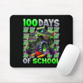 Happy 100 Days Of School Funny Monster Truck Stude Muismat (Met muis)