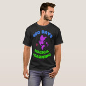 Happy 100 Days Of School Magical Learning Adorable T-shirt (Voorkant volledig)