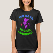 Happy 100 Days Of School Magical Learning Adorable T-shirt (Voorkant)