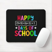 Happy 100 Days Of School Math Equation Funny Teach Muismat (Met muis)