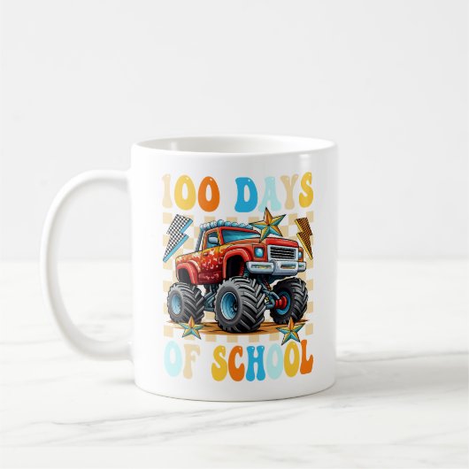 Happy 100 Days Of School Monster Truck  Koffiemok (Links)