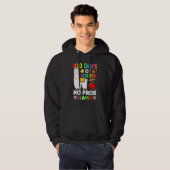 Happy 100 Days Of School No Pro-Llama Llama Teache Hoodie (Voorkant volledig)