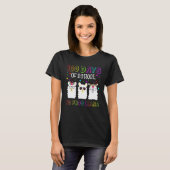 Happy 100 Days Of School No Probllama Llama 100th  T-shirt (Voorkant volledig)