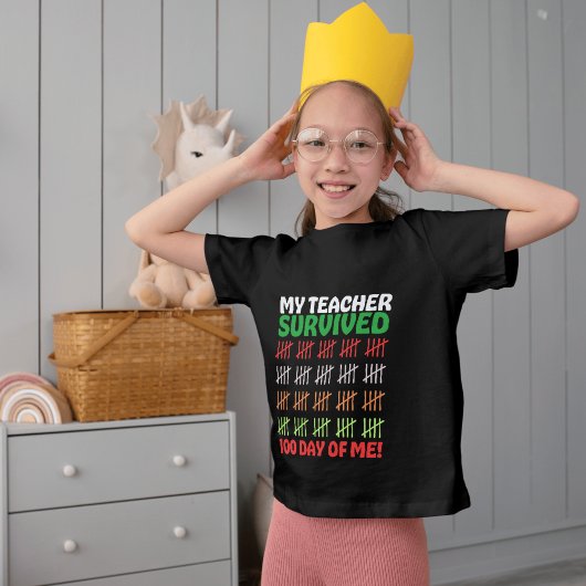 Happy 100 Days of School Shirt - Grappig Kinder &