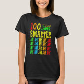 Happy 100 Days Of School Smarter Teacher And Stude T-shirt (Voorkant)