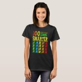 Happy 100 Days Of School Smarter Teacher And Stude T-shirt (Voorkant volledig)