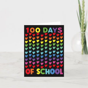 Happy 100 Days of School Student Teachers Mannen V Kaart
