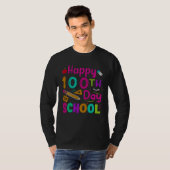 Happy 100 Days of School Teachers Kids 100th Day o T-shirt (Voorkant volledig)