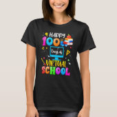 Happy 100 Days Of Virtual School Smarter Student A T-shirt (Voorkant)