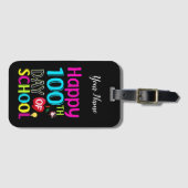 Happy-100-de-dag-van-school Bagagelabel (Voorkant (horizontaal))