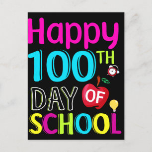 Happy-100-de-dag-van-school Briefkaart