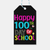 Happy-100-de-dag-van-school Cadeaulabel (Voorkant)