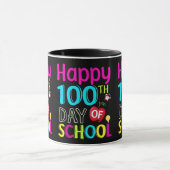Happy-100-de-dag-van-school Mok (Midden)