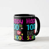 Happy-100-de-dag-van-school Mok (Voorkant rechts)