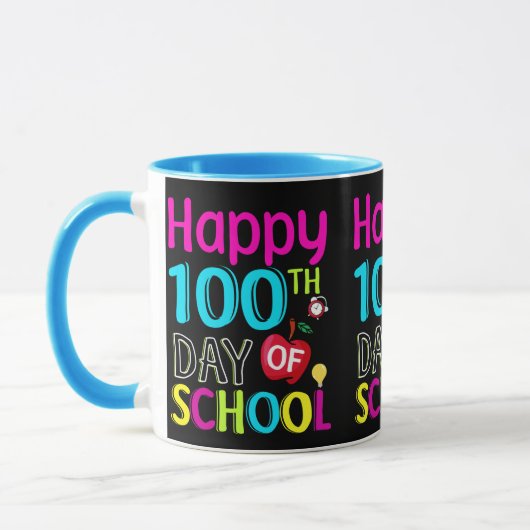 Happy-100-de-dag-van-school Mok (Links)