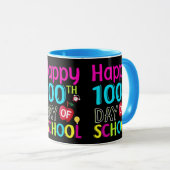 Happy-100-de-dag-van-school Mok (Voorkant rechts)