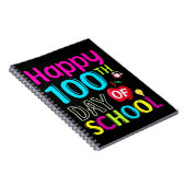 Happy-100-de-dag-van-school Notitieboek (Rechterzijde)