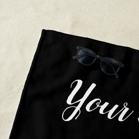 Happy-100-de-dag-van-school Strandlaken (In situ)