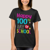 Happy-100-de-dag-van-school T-shirt (Voorkant)