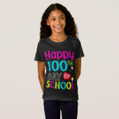 Happy-100-de-dag-van-school T-shirt (Voorkant volledig)
